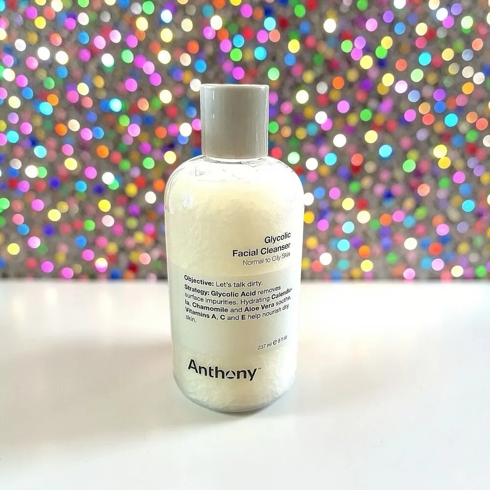 ANTHONY Glycolic Facial Cleanser 8 fl oz Brand New Without Box & Sealed
